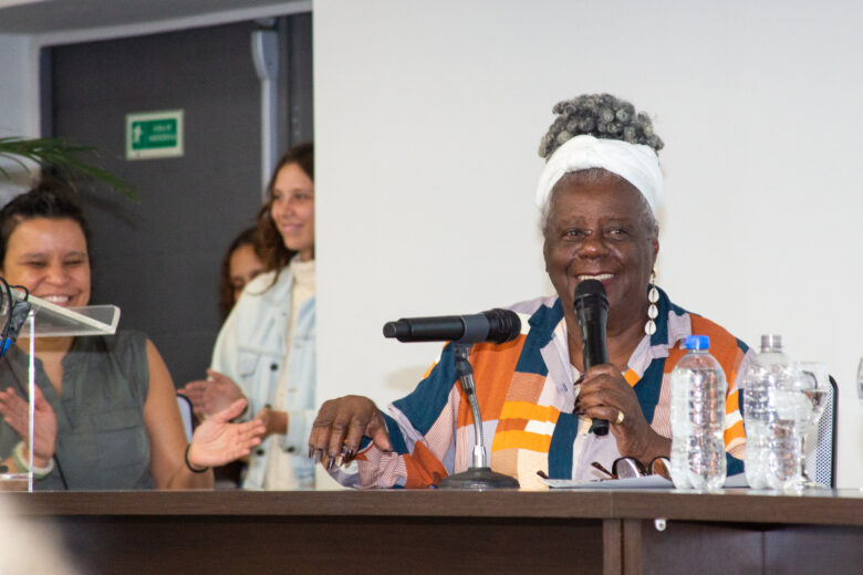 Conceição Evaristo na palestra